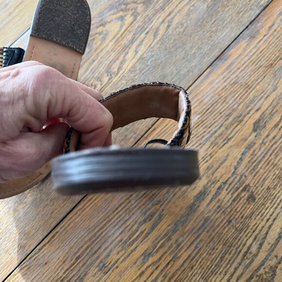 SAM EDELMAN Gemini woven strap sandal/nice condition/10M - Picture 6 of 8